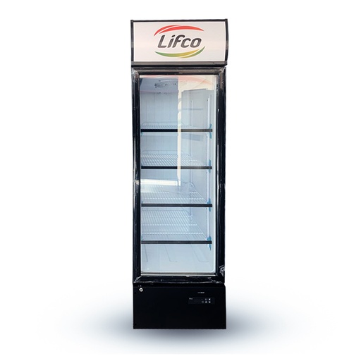 1 door supermarket refrigerator black